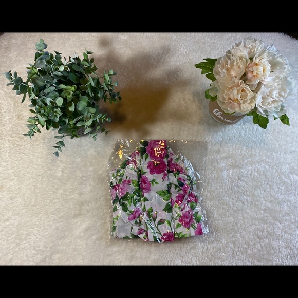 Girls baby 12m flowery romper - Picture 3 of 6